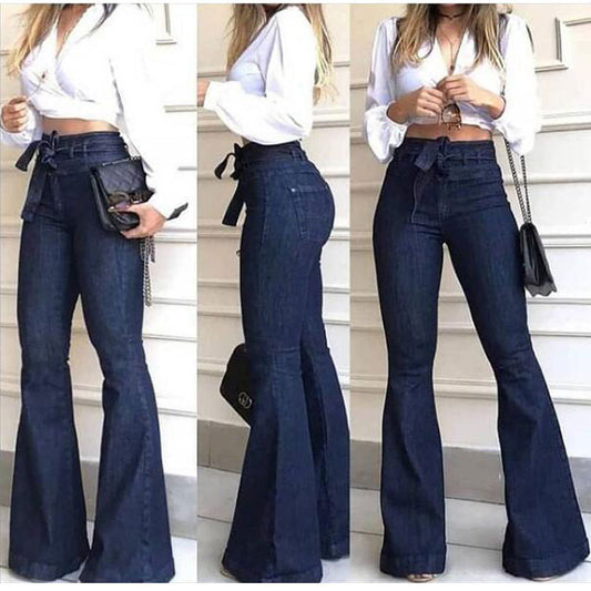 Women's High-waisted Wide-leg Pants