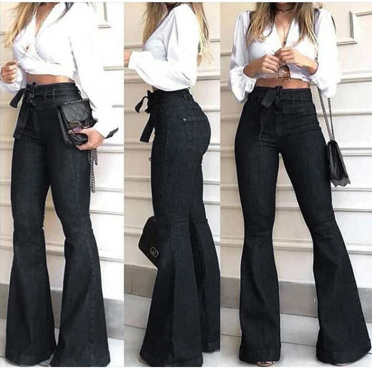 Women's High-waisted Wide-leg Pants