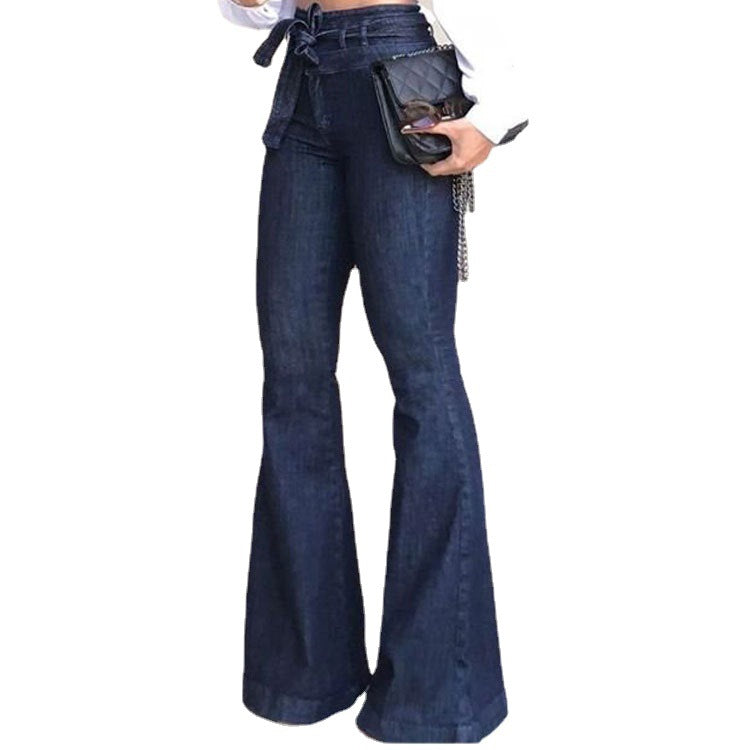 Women's High-waisted Wide-leg Pants