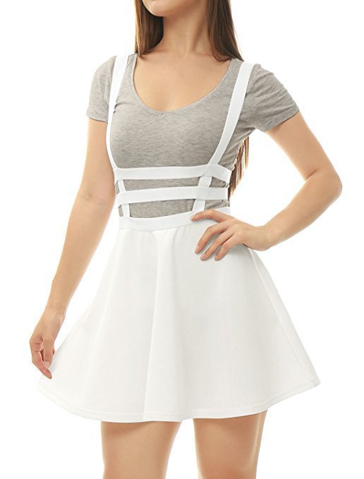 Women's Skater Skirt with Suspender