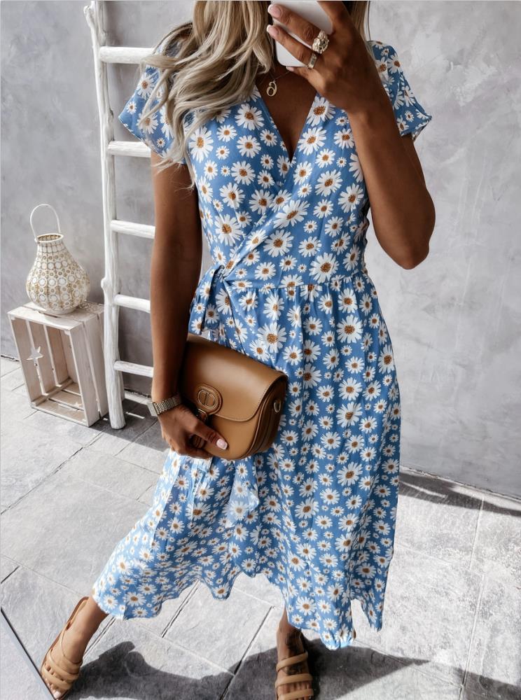 Summer Flower Print Dress