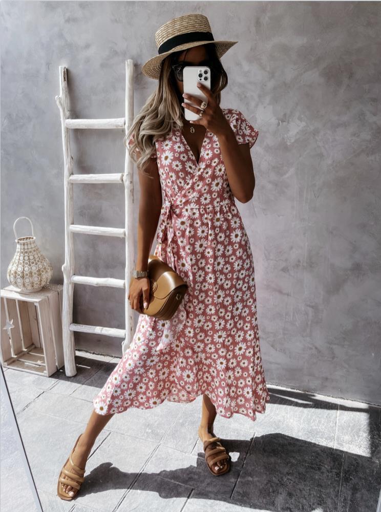 Summer Flower Print Dress