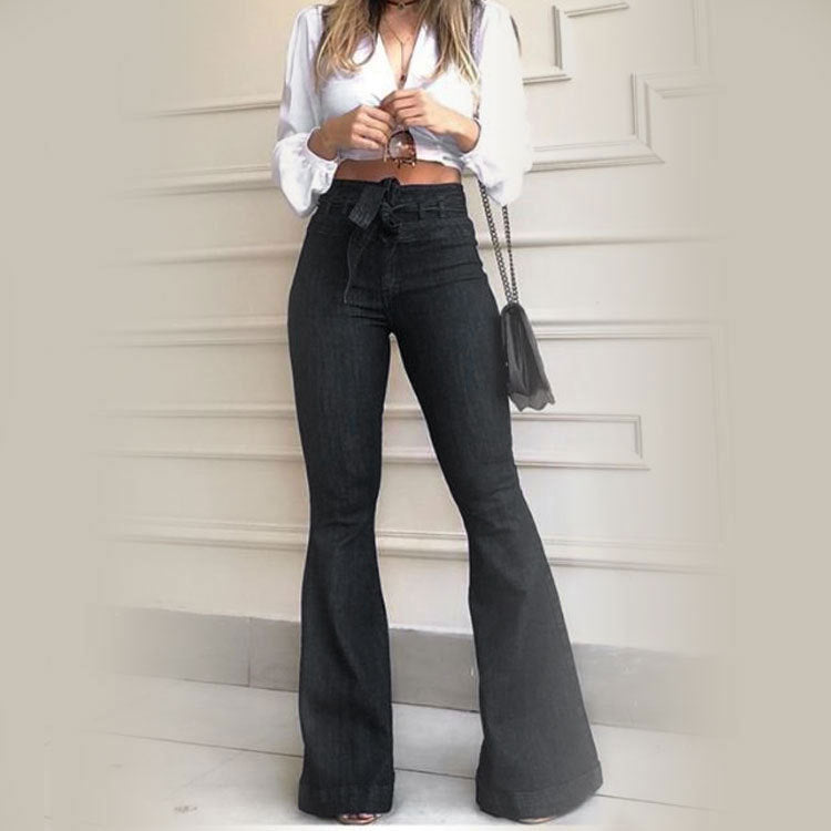 Women's High-waisted Wide-leg Pants